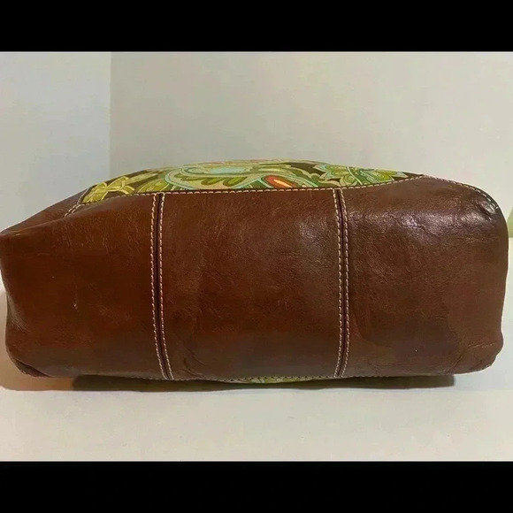 Kate Spade Brown and Green Paisley Hobo Bag - Picture 4 of 16